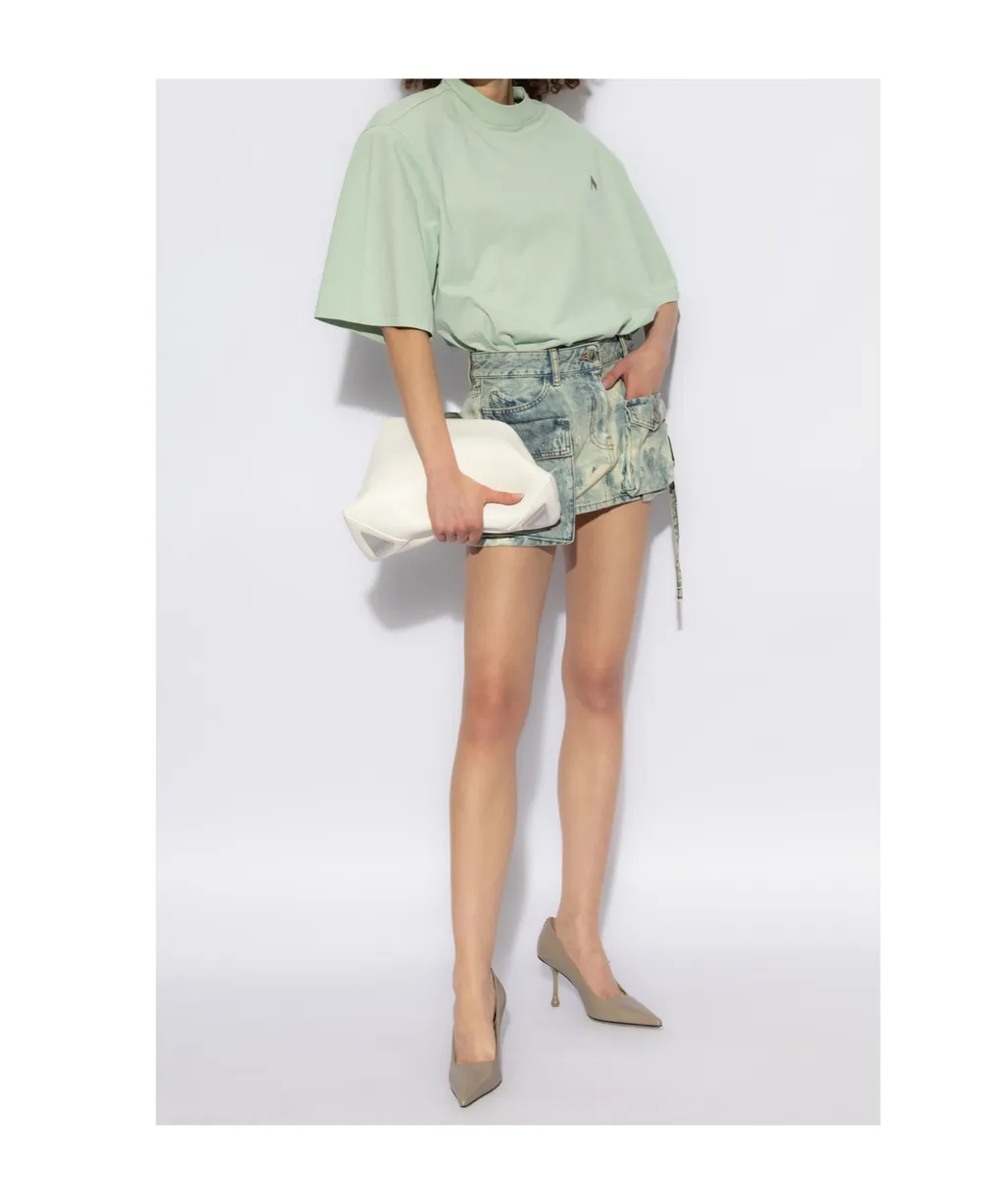 Logo Embroidered Oversized T-Shirt