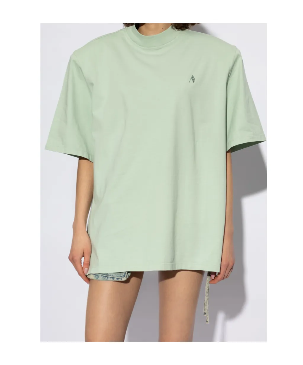 Logo Embroidered Oversized T-Shirt