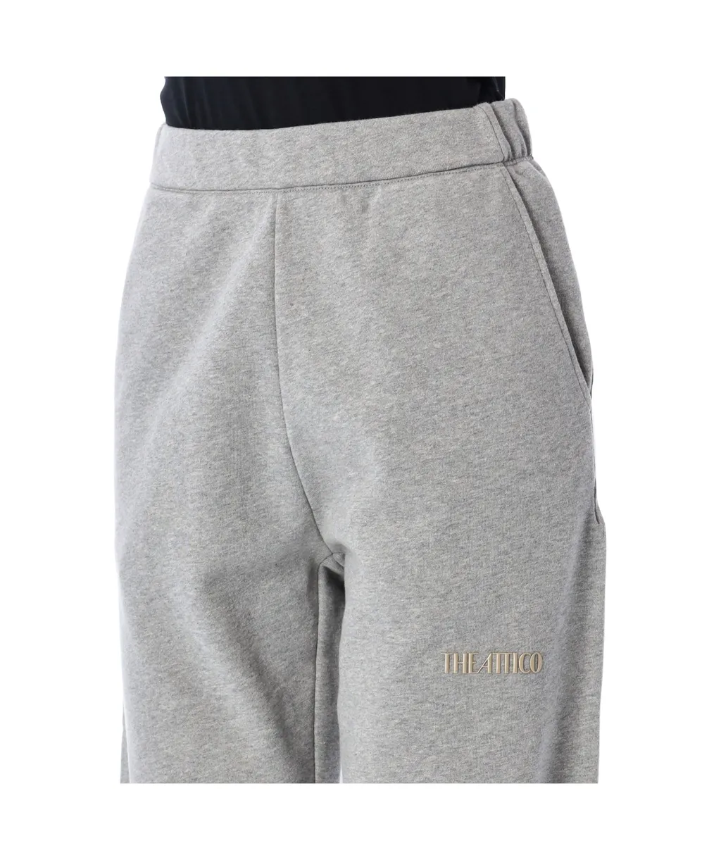 Logo Printed Fleece Jogging Pants