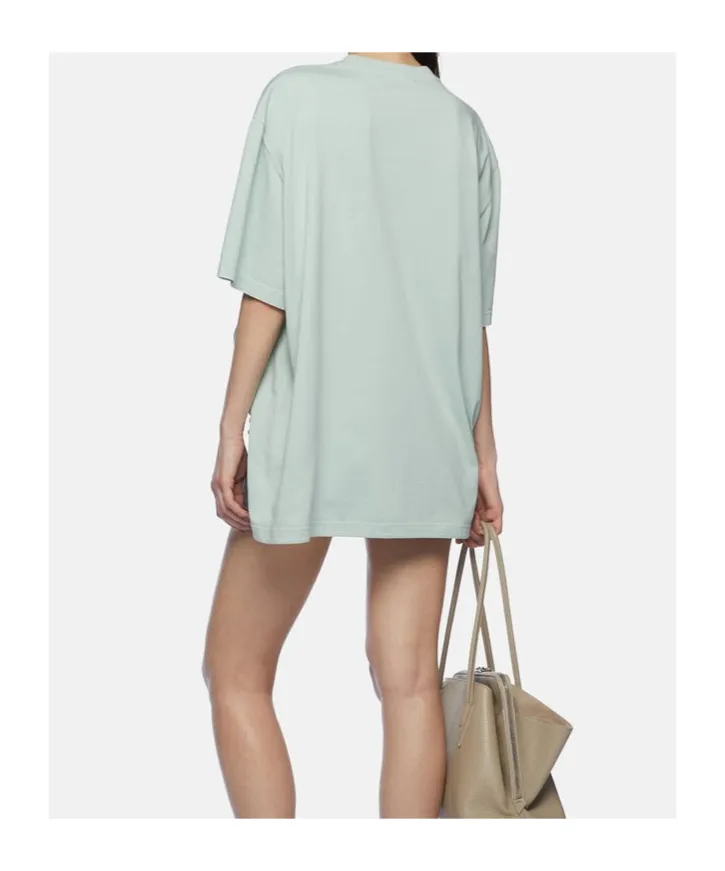 Logo Embroidered Oversized Jersey T-Shirt