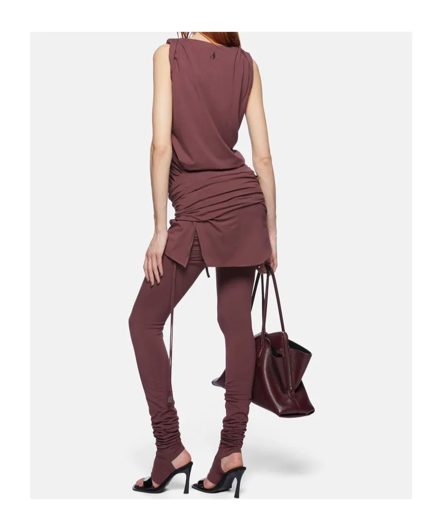 Logo Embroidered Mini Dress