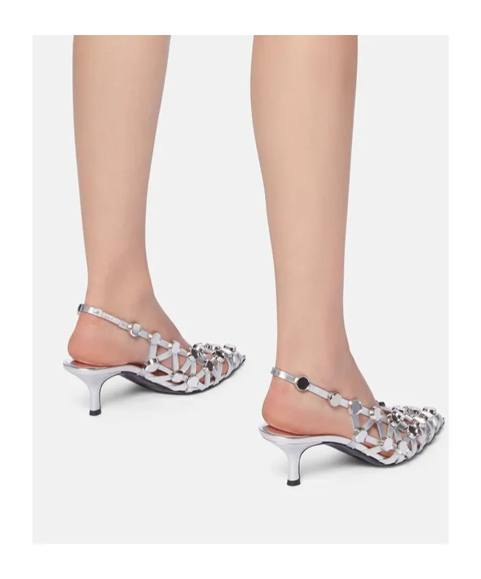 Grid Slingbacks