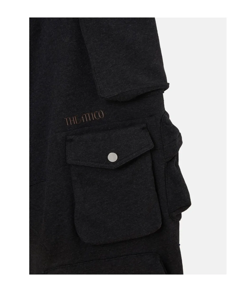 Drawstring Long Faded Track Pants