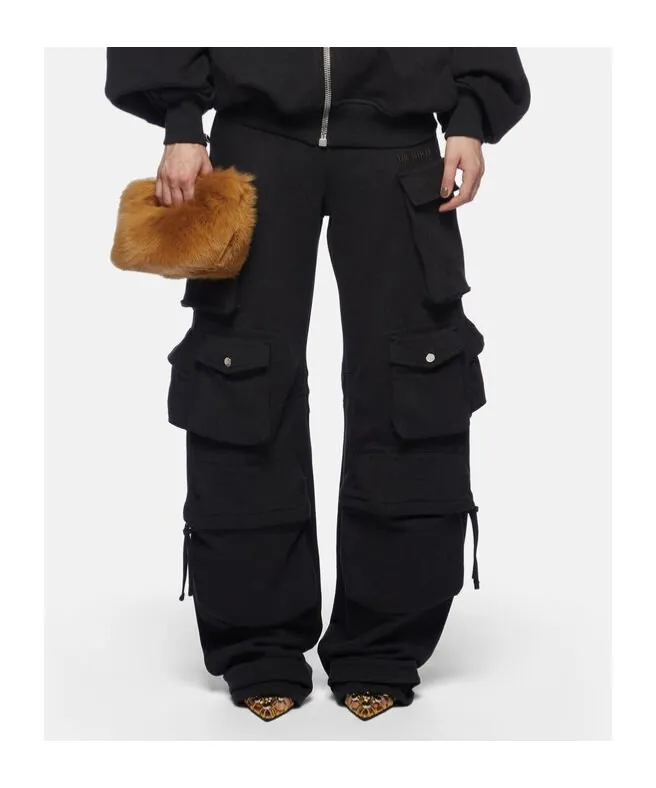 Drawstring Long Faded Track Pants