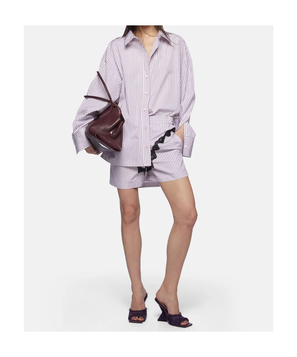 Striped Button-Up Shirt