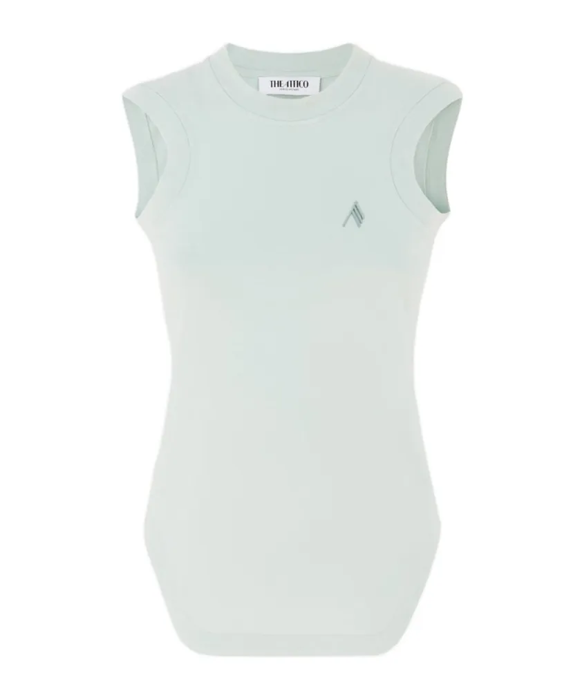 Logo Embroidered Tank Top