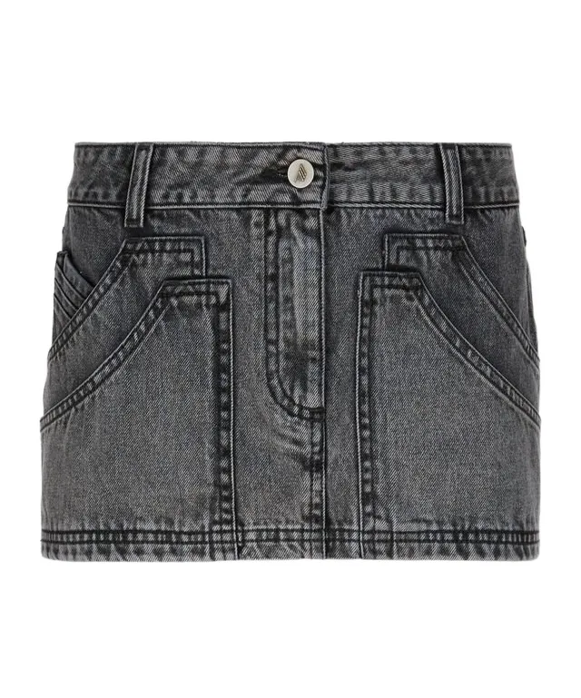 Denim Mini Skirt