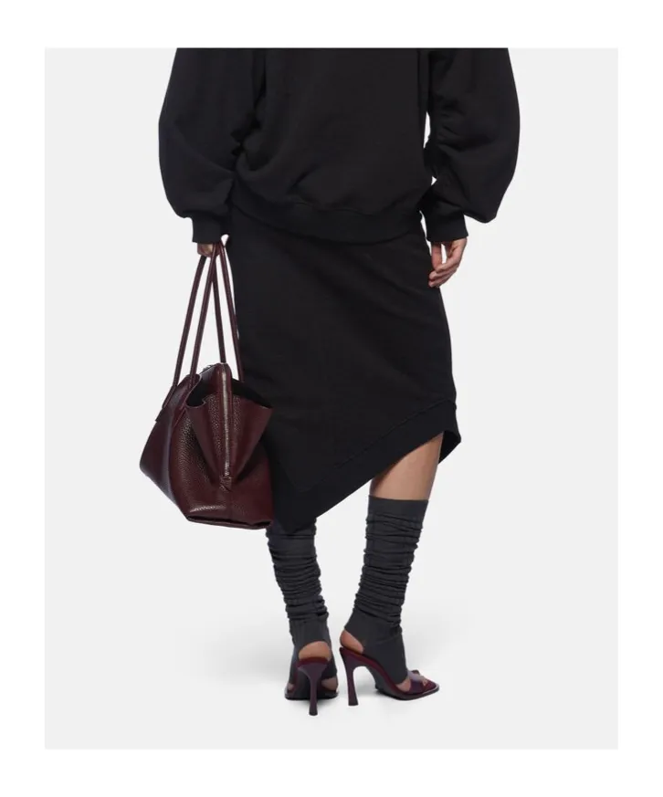Asymmetric Midi Skirt