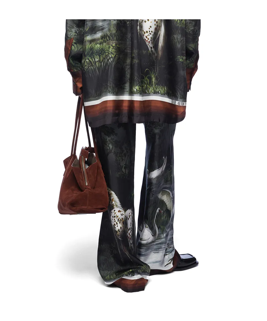 Elastic Waistband Casual Pants