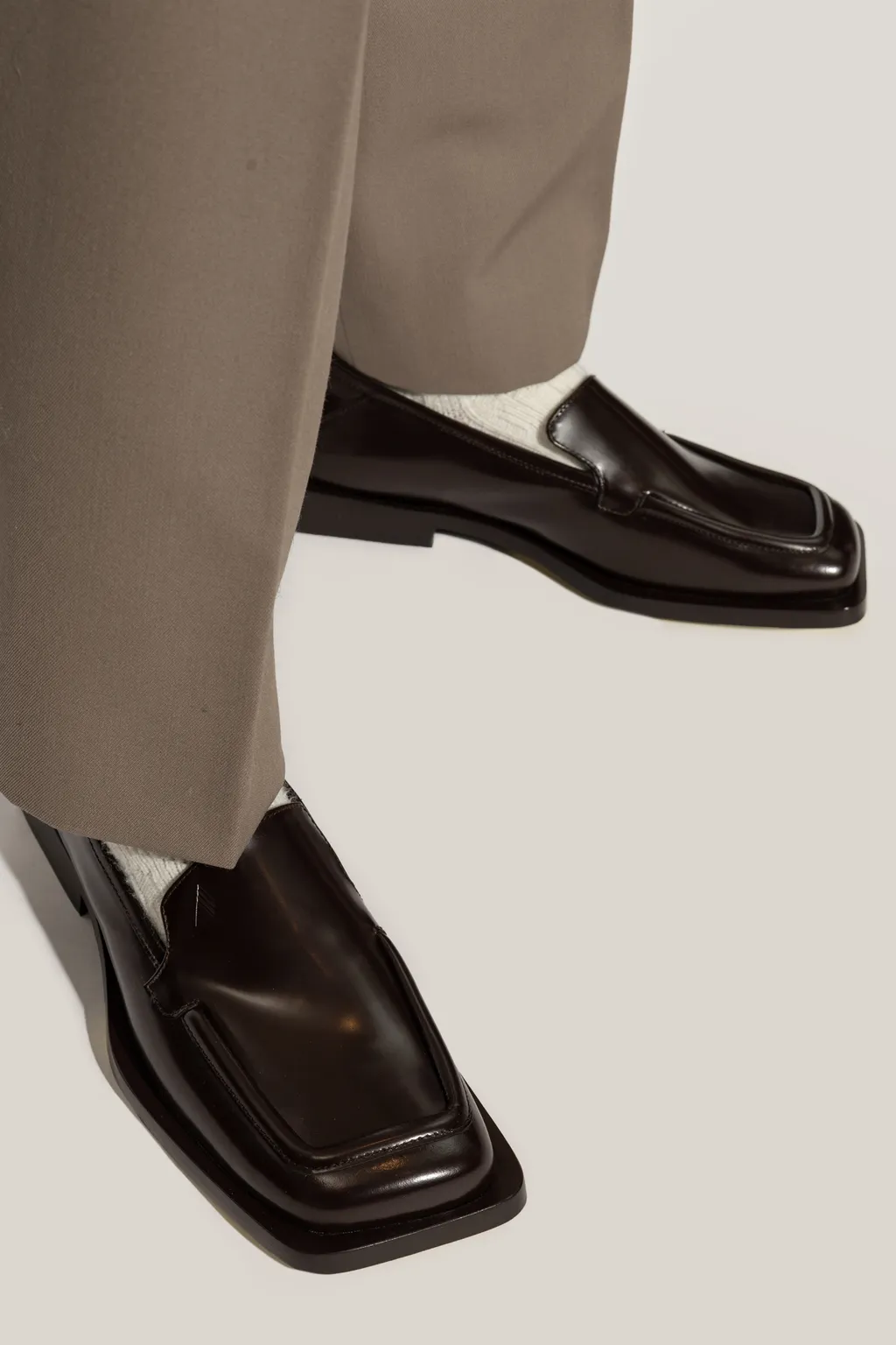 Square-Toe Loafers