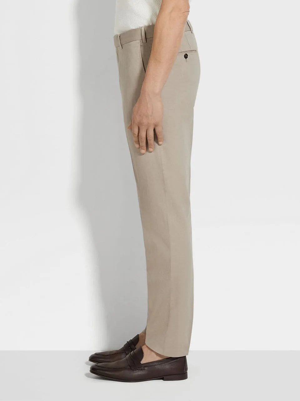 Summer Chino Cotton And Linen Pants