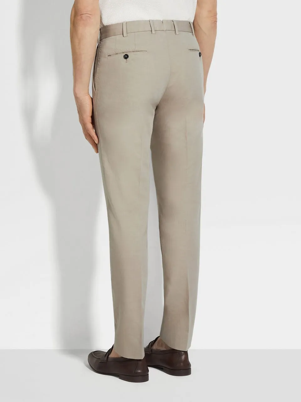 Summer Chino Cotton And Linen Pants