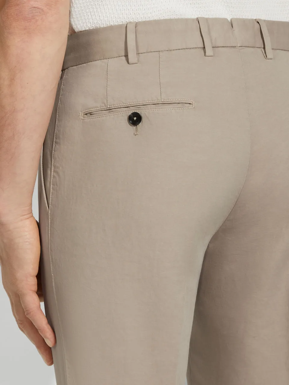 Summer Chino Cotton And Linen Pants