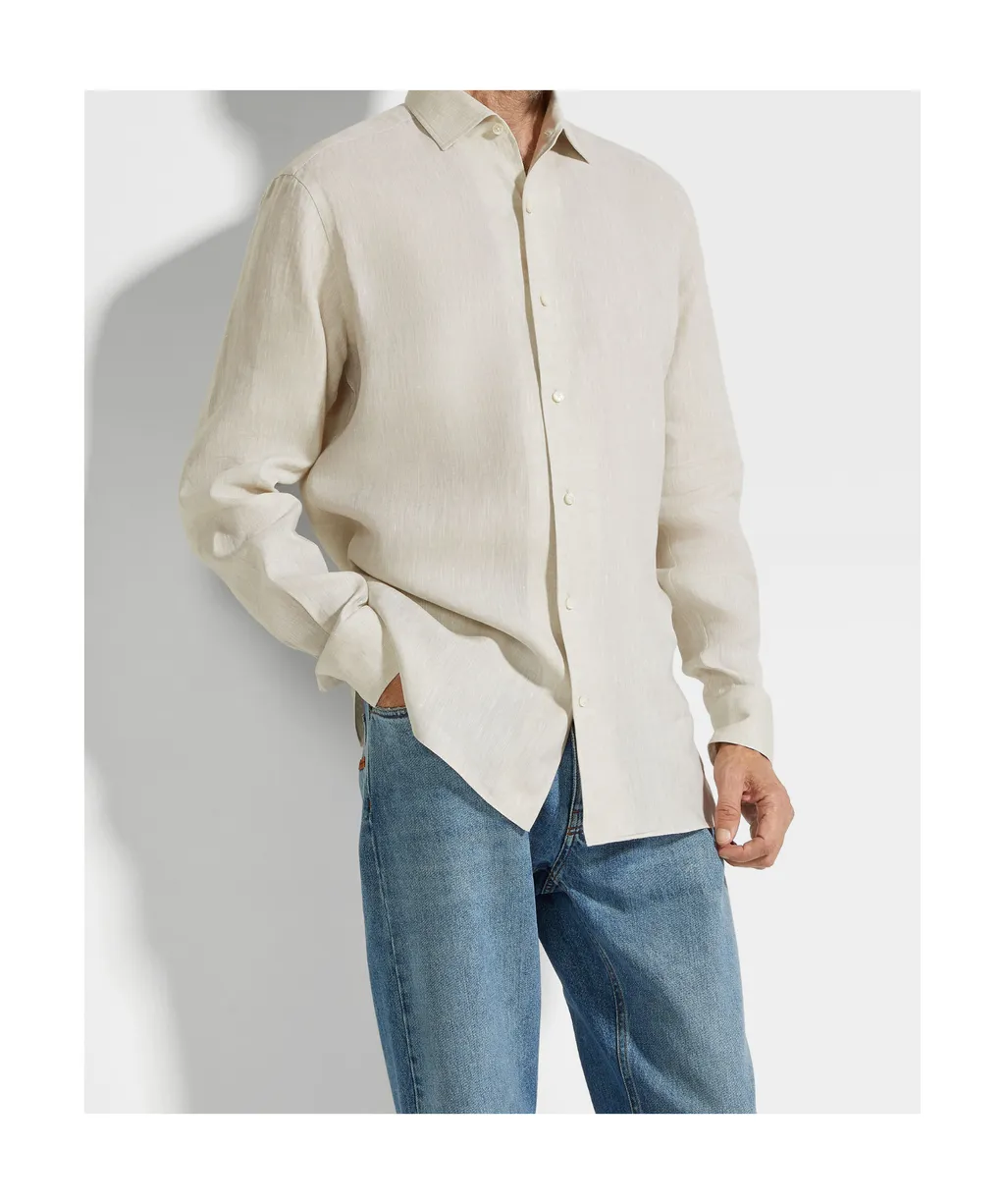 Oasi Lino Long-Sleeved Shirt