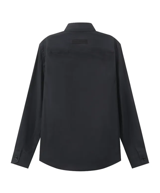 Long-Sleeved Poplin Shirt