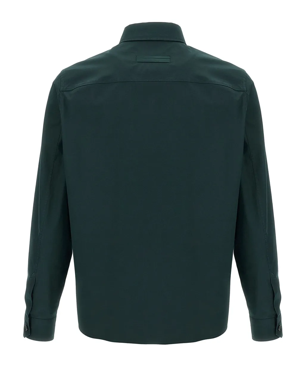Long-Sleeved Poplin Shirt