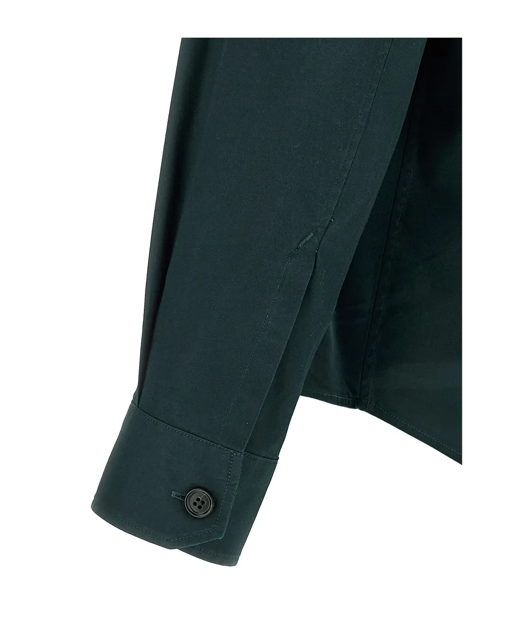 Long-Sleeved Poplin Shirt