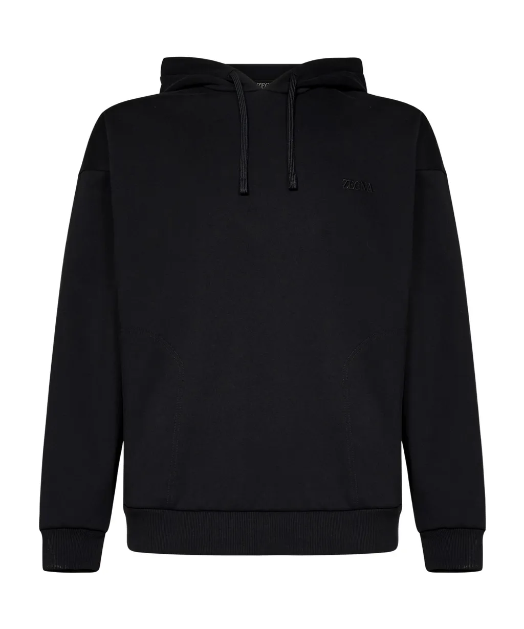 Logo Embroidered Hoodie