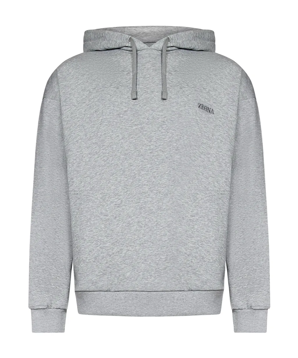 Logo Embroidered Hoodie