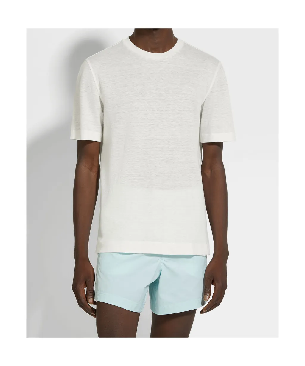 Oasi Lino Crewneck T-Shirt