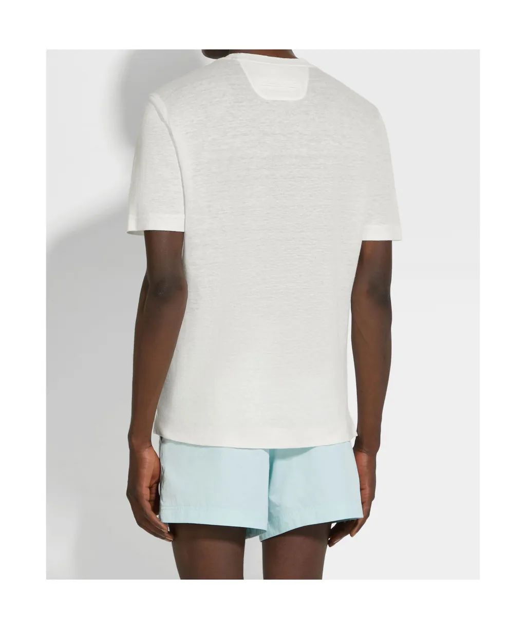 Oasi Lino Crewneck T-Shirt