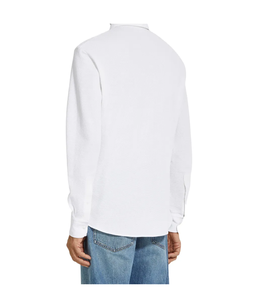 Long-Sleeved Polo Shirt