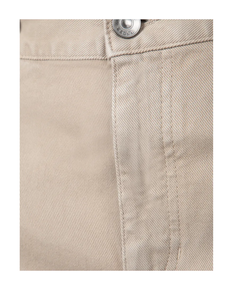 City Logo Patch Tapered Jeans
