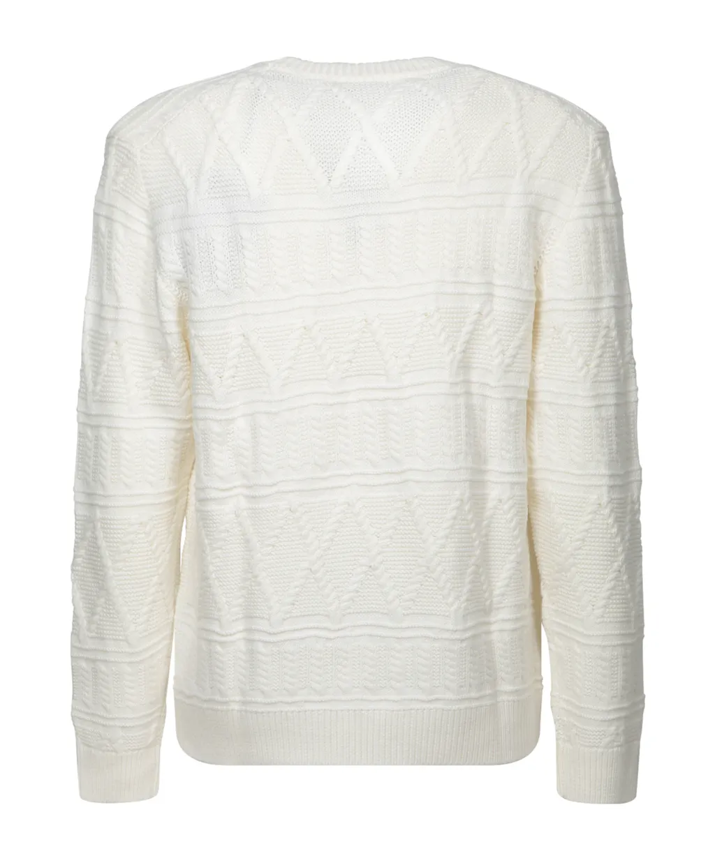 Crewneck Cable-Knit Jumper