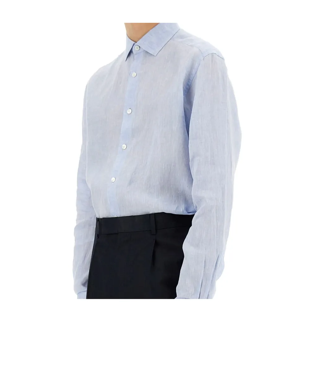 Buttoned Long-Sleeved Shirt