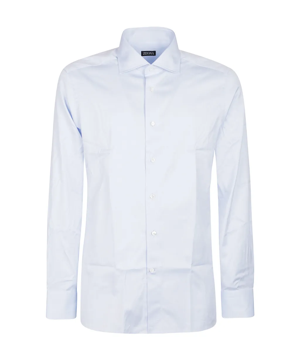 Buttoned Long-Sleeved Shirt
