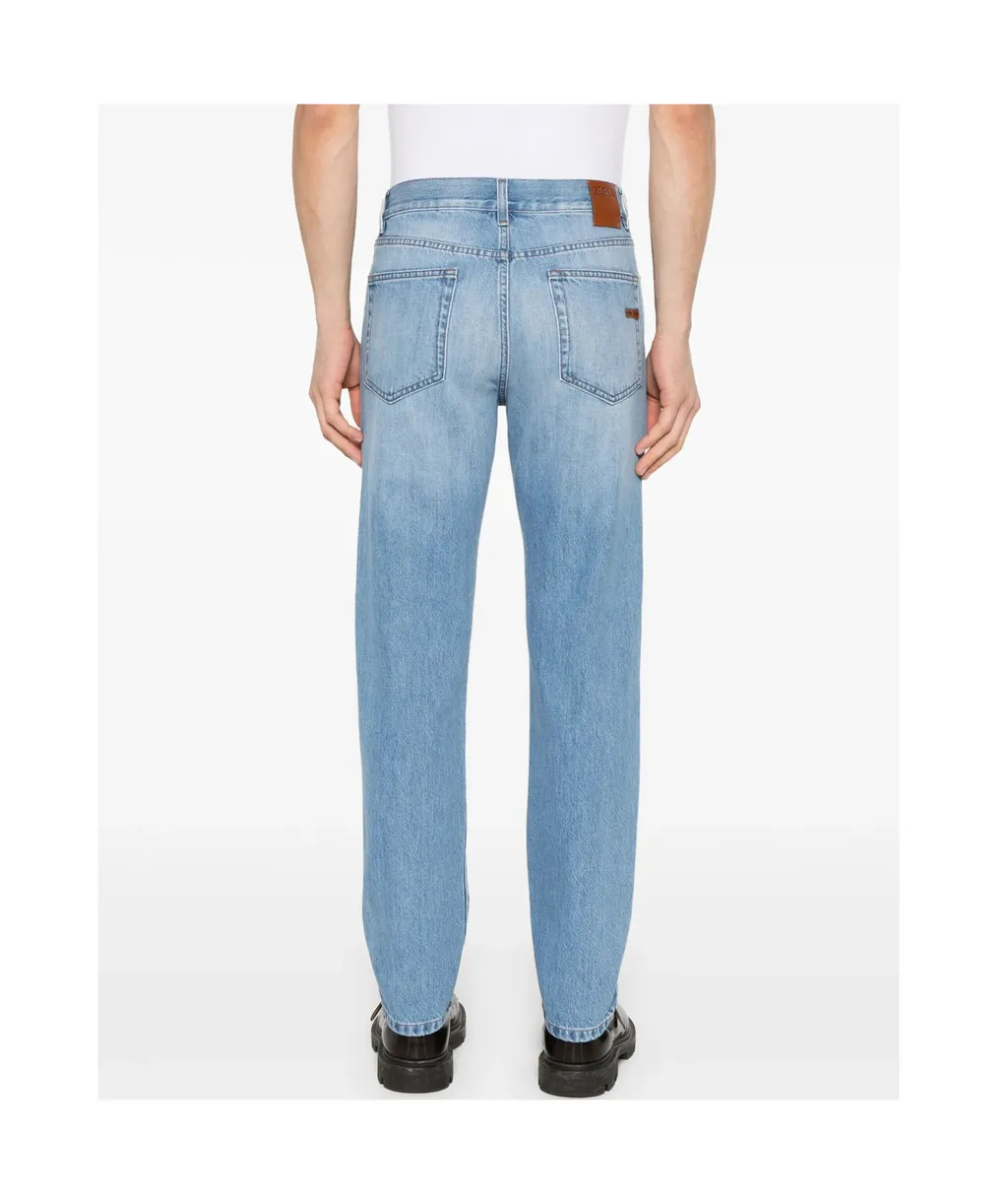 Logo-Patch Jeans