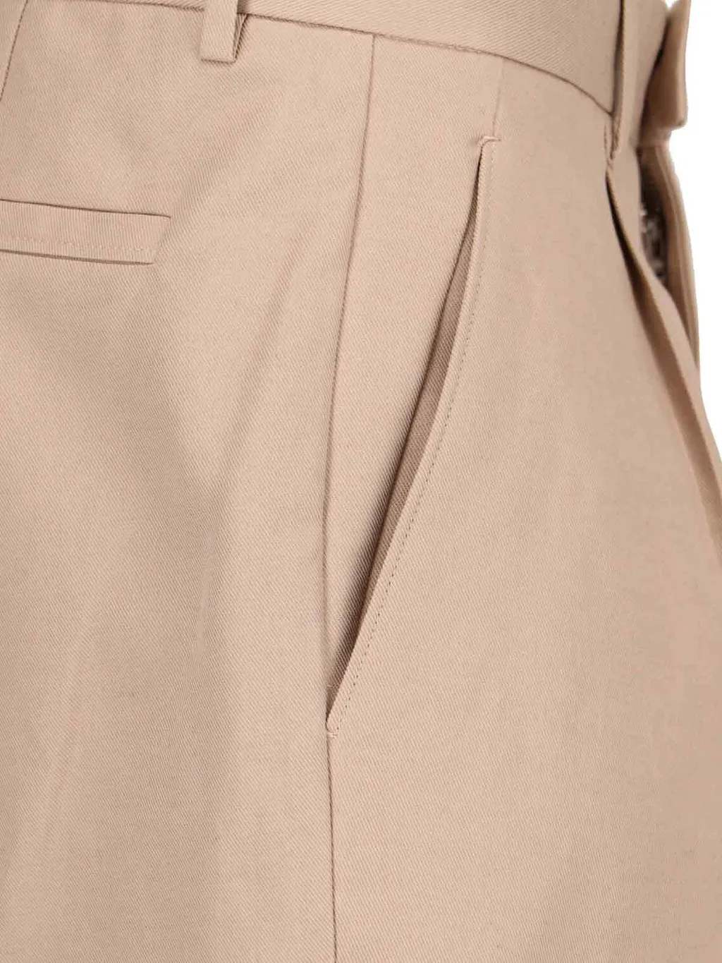 Tapered-Leg Tailored Trousers