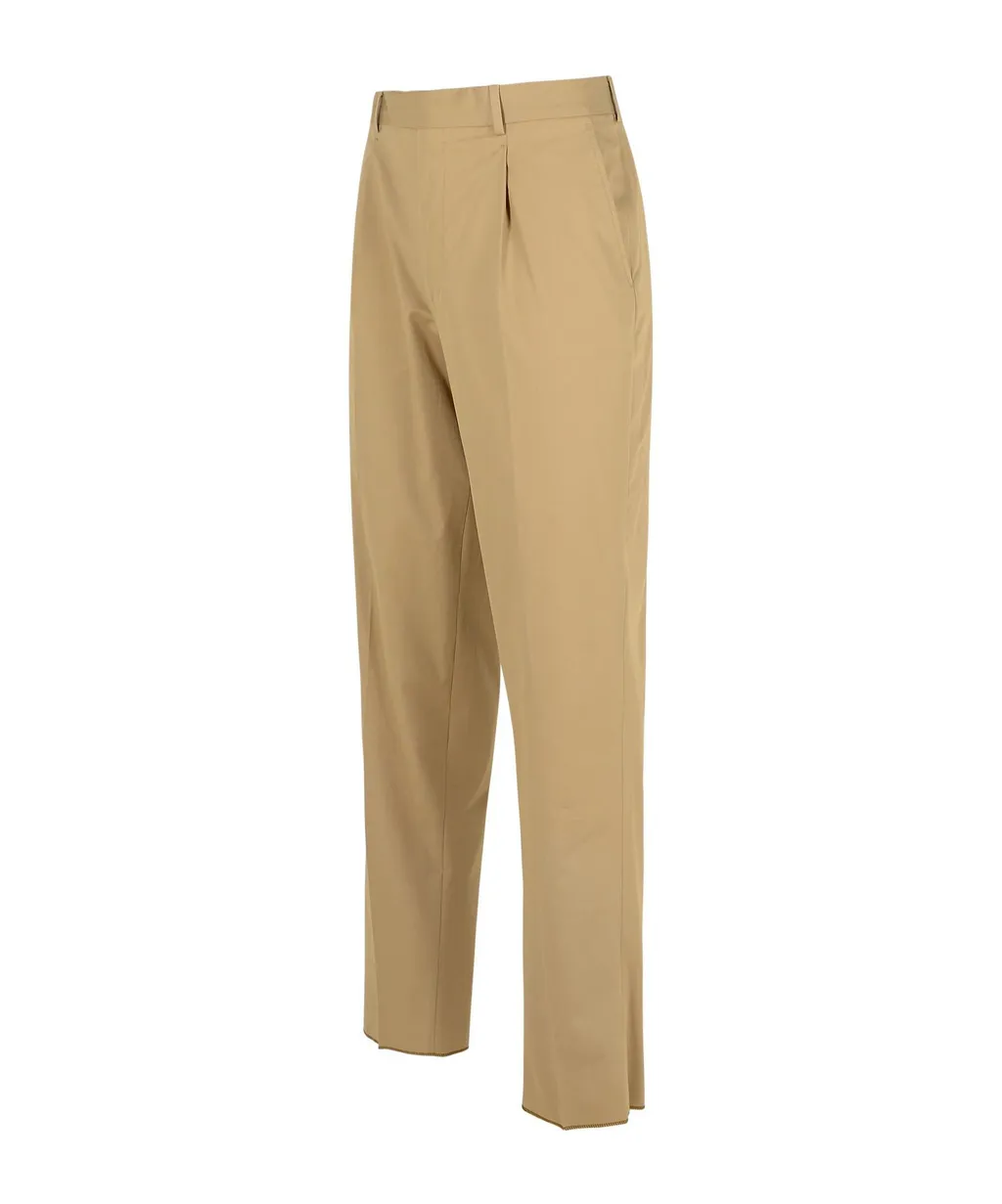 Straight-Leg Tailored Trousers
