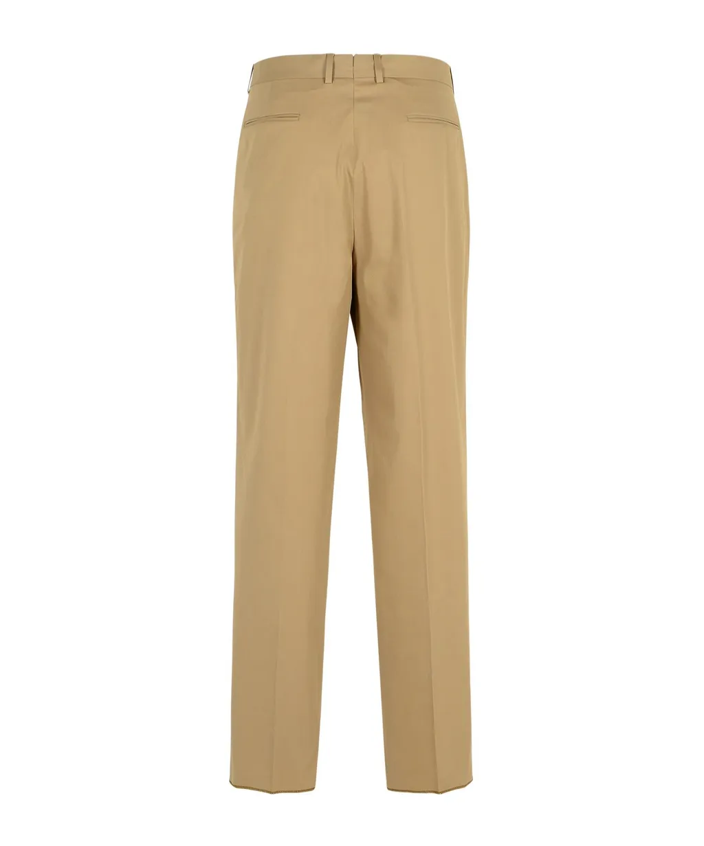 Straight-Leg Tailored Trousers