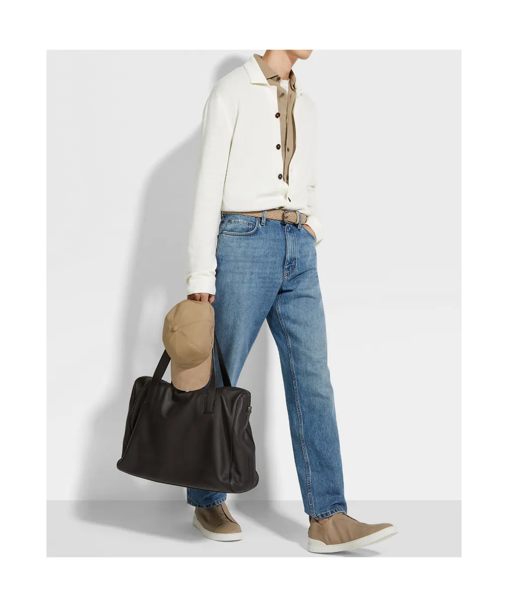 Long-Sleeved Knit Shirt