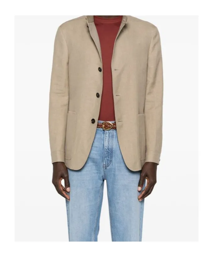Single-Breasted Tailored Blazer