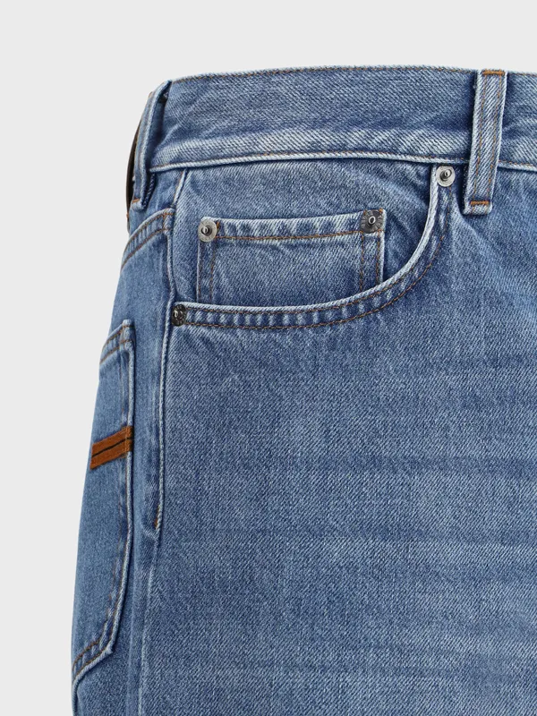 Logo Patch City Jeans