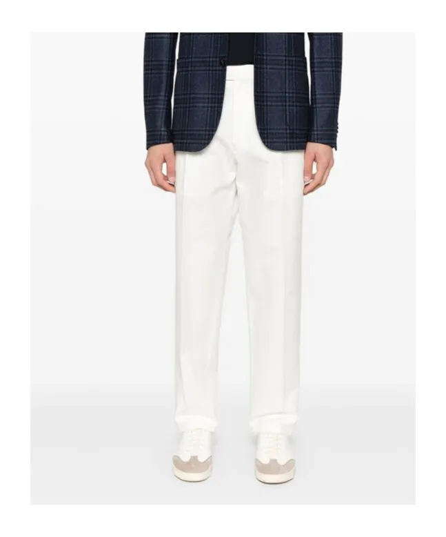 Belt-Loop Casual Pants