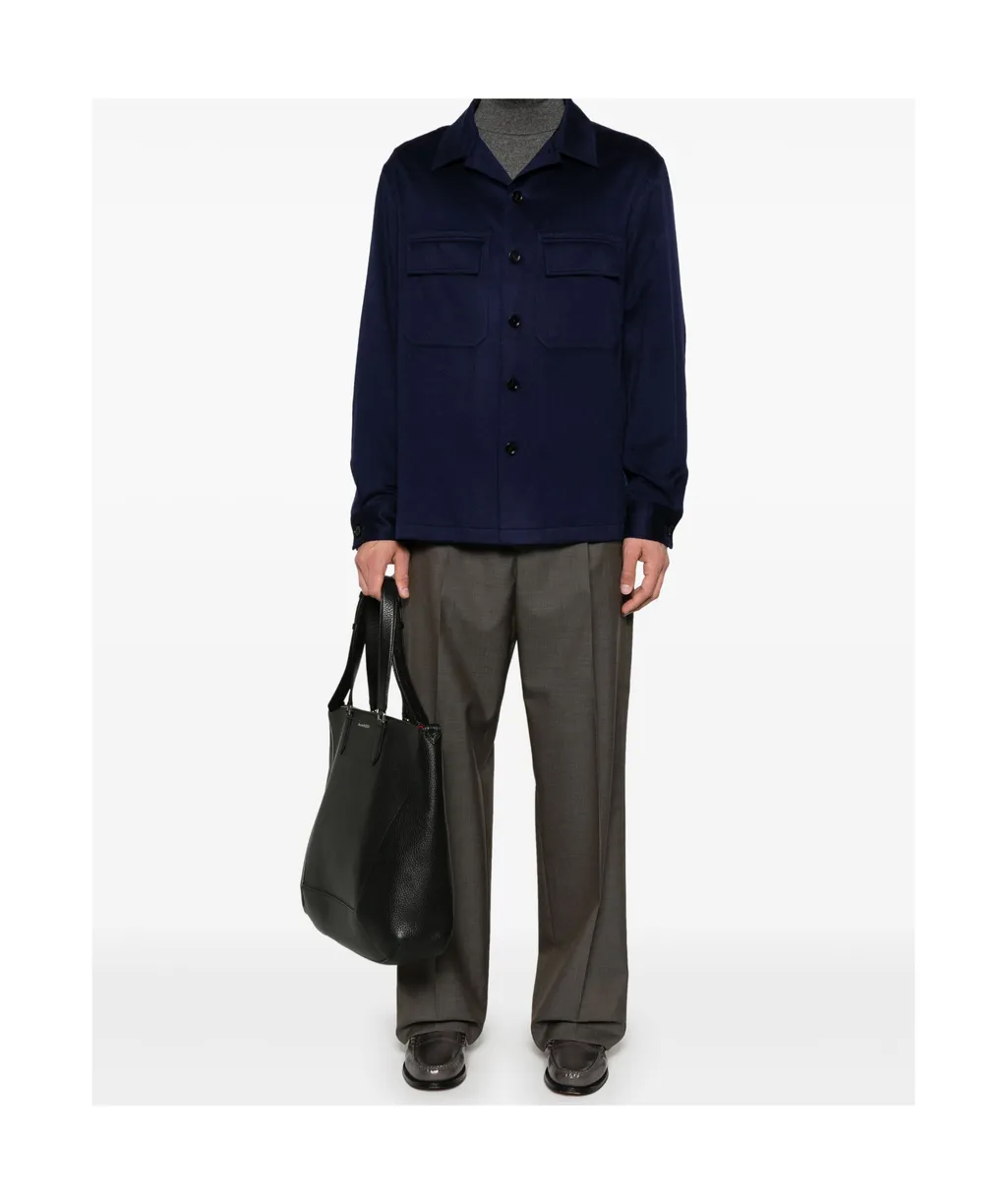 Long-Sleeved Lapel Casual Jacket