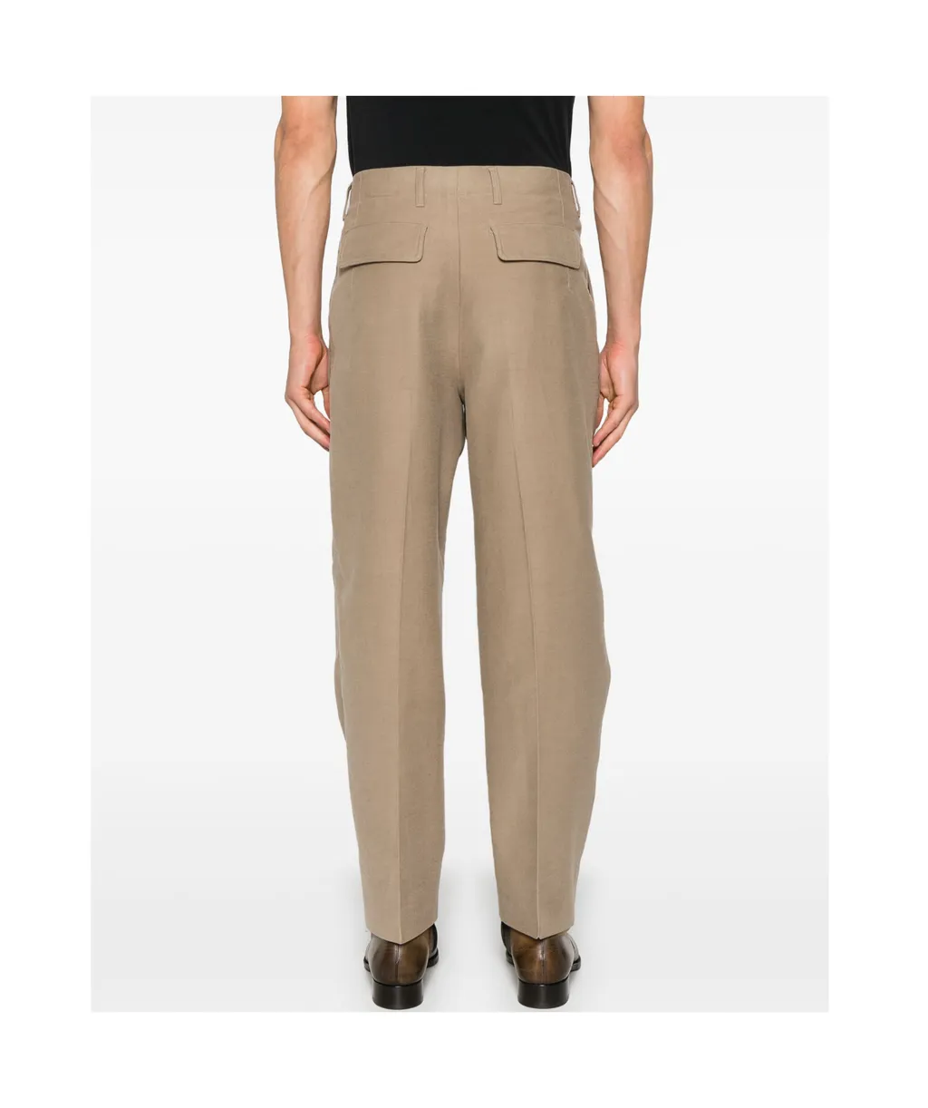 Belt-Loop Casual Pants