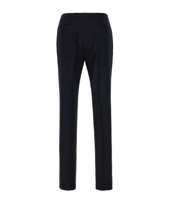 Pressed-Crease Tapered Trousers