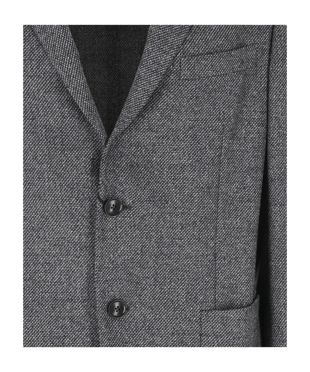 Single-Breasted Twill Blazer