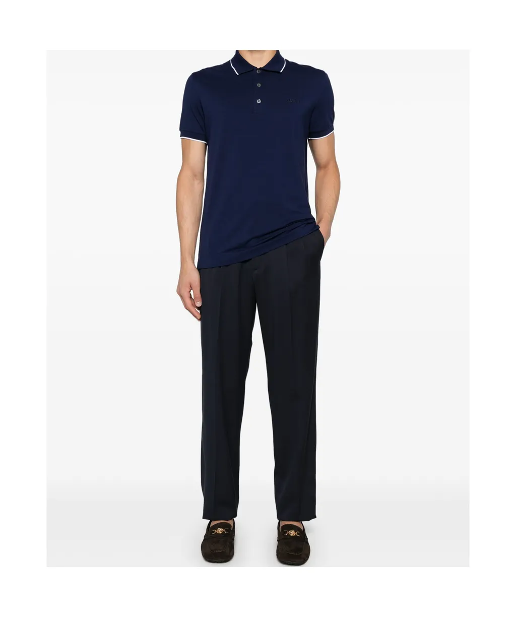 Embroidered-Logo Polo Shirt