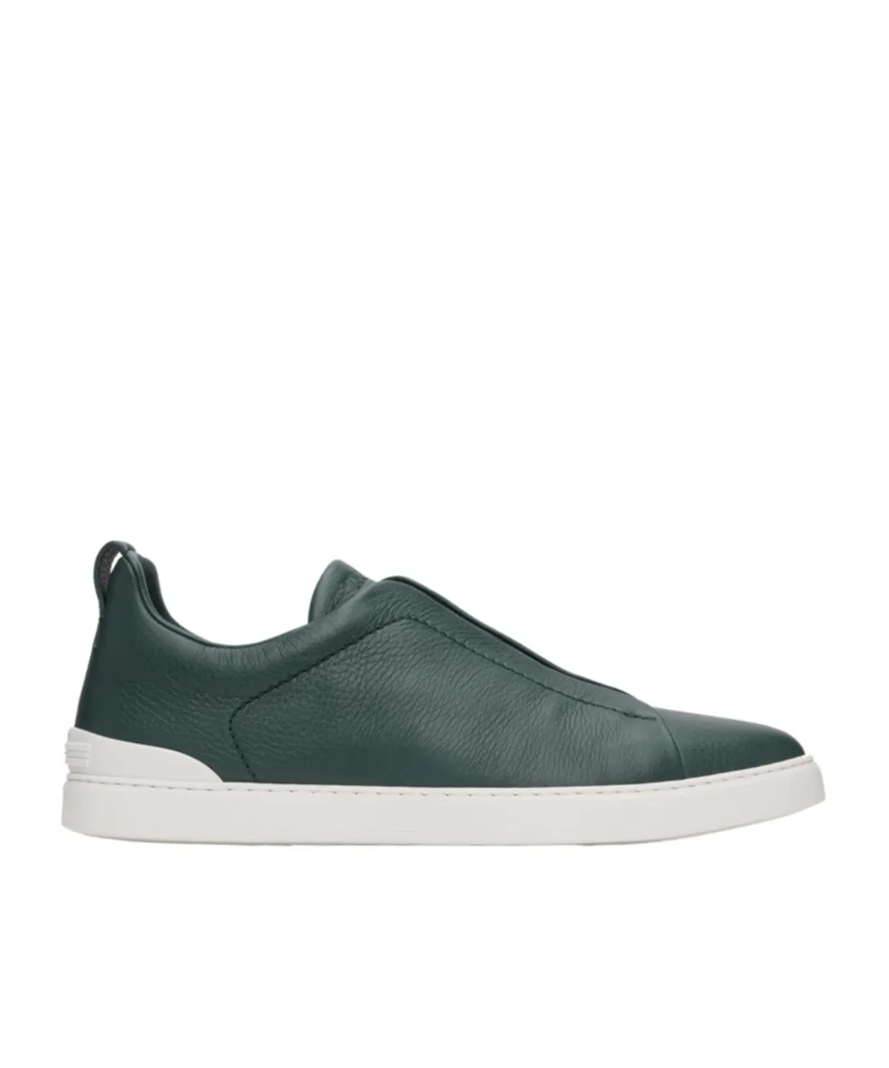 Triple Stitch Round-Head Low-Cut Skate Shoes