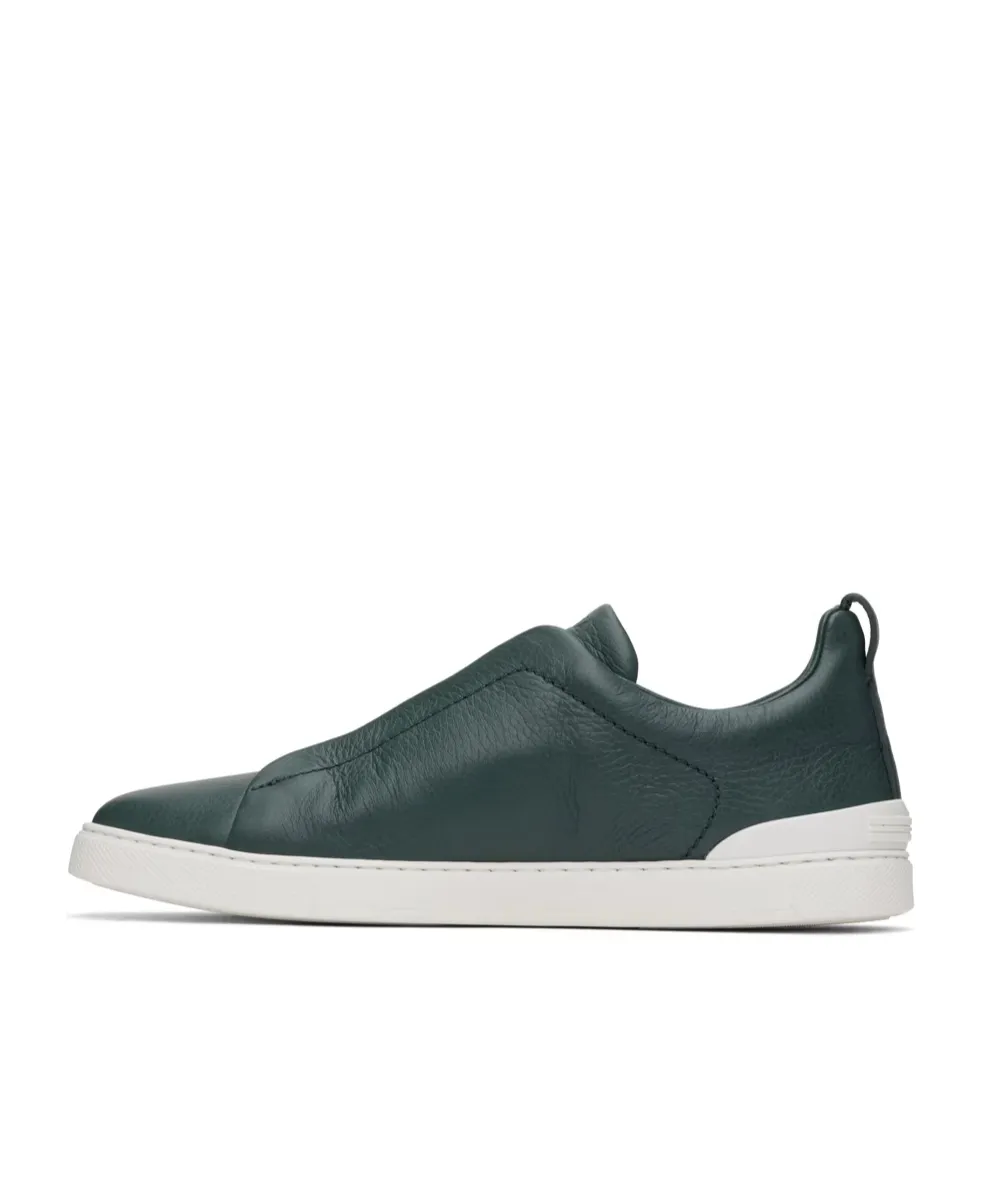 Triple Stitch Round-Head Low-Cut Skate Shoes
