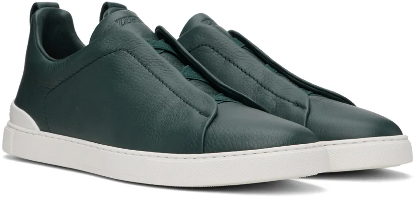 Triple Stitch Round-Head Low-Cut Skate Shoes