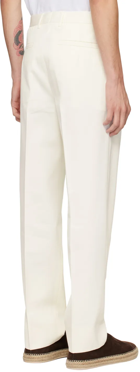Straight-Leg Tailored Pants