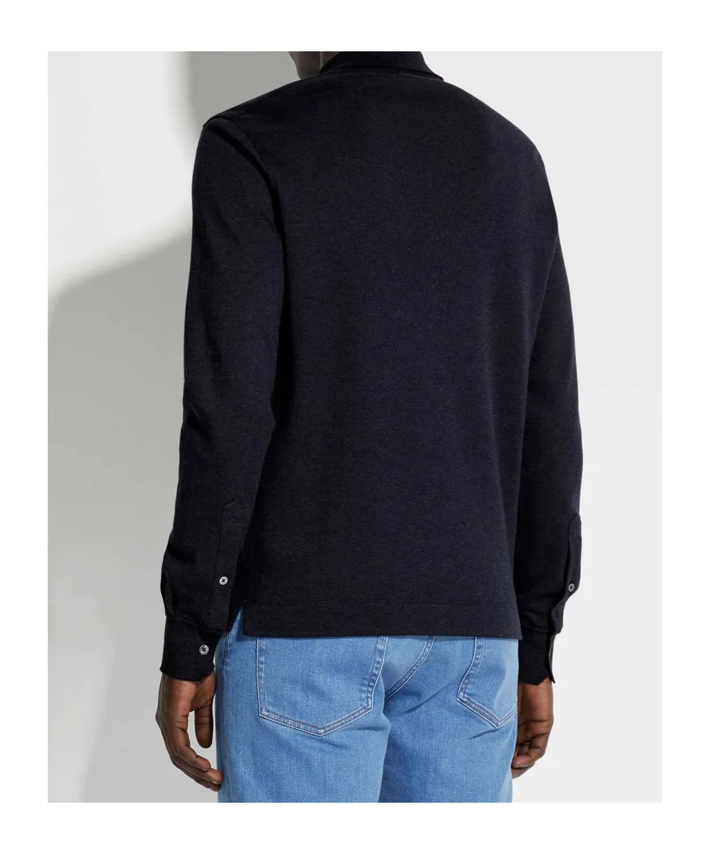 Long Sleeve Polo Shirt