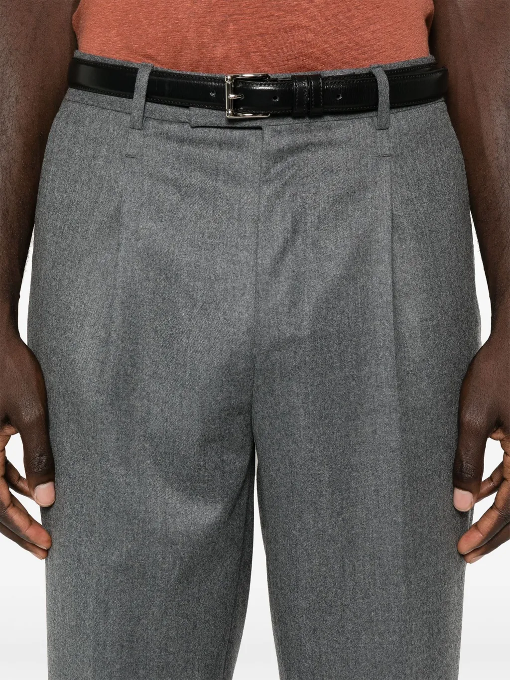 Belt-Loop Casual Pants