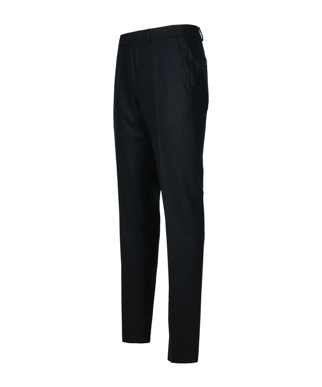 Straight-Leg Pleat Detailed Trousers
